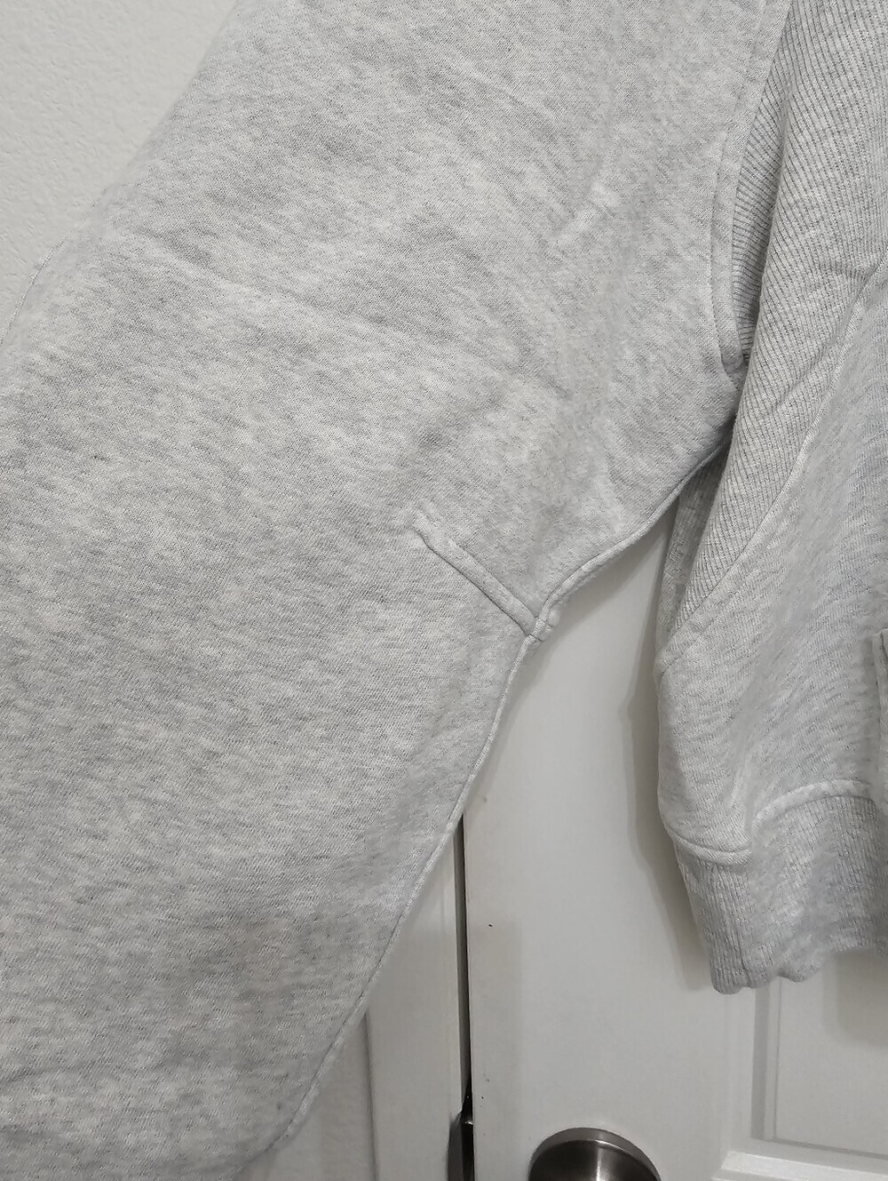 lululemon Scuba Oversized Light Heather Gray Half-Zip Hoodie Sweater SizeXl/XLL - Picture 10 of 16